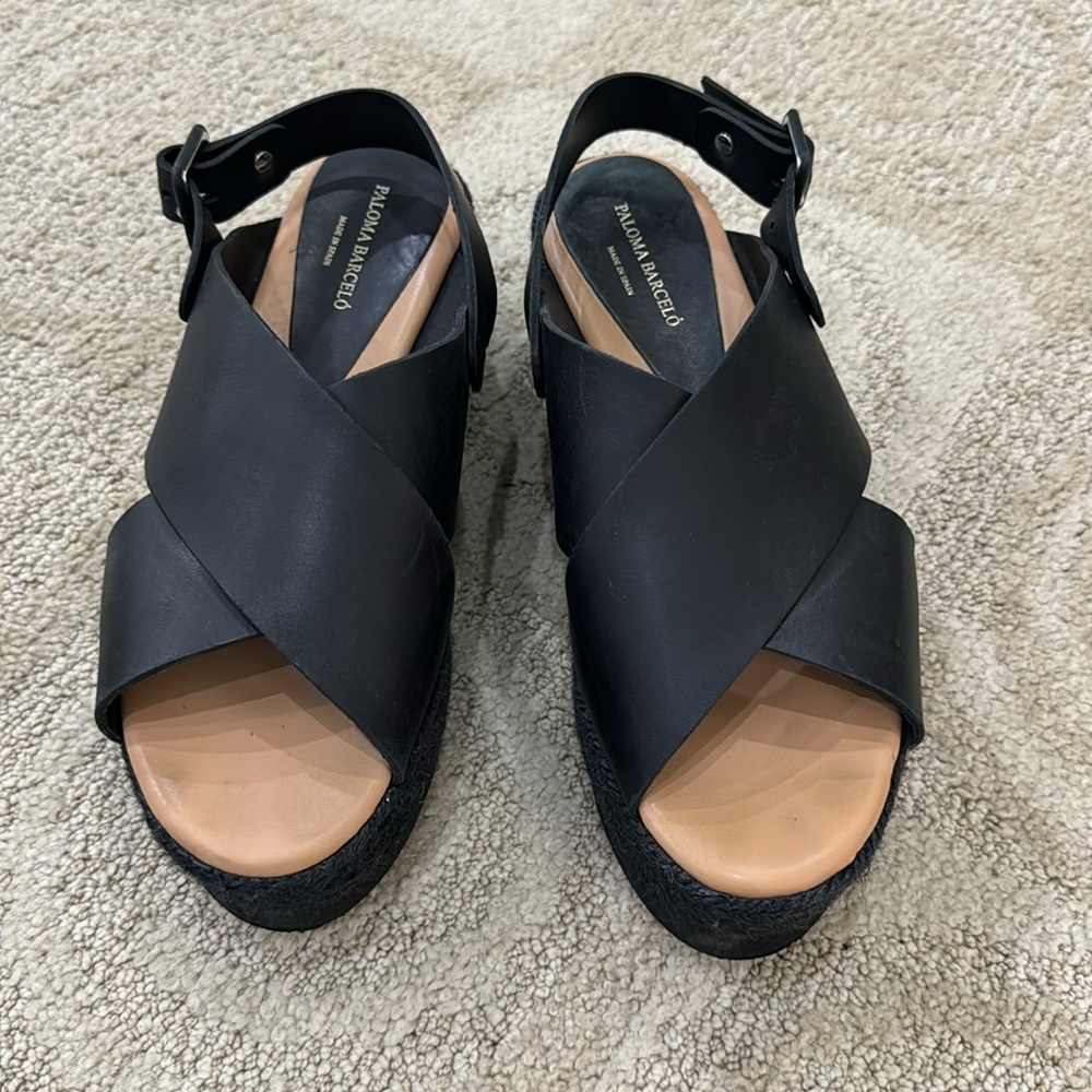Nearly new Paloma Barcelo wedges - Picture 2 of 3